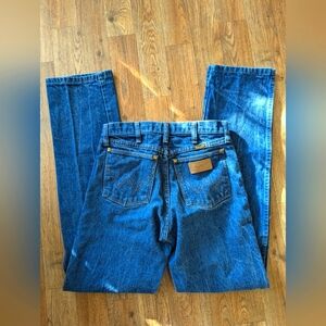 Classic blue Wrangler Jeans 29×34 cowgirl Western Jeans